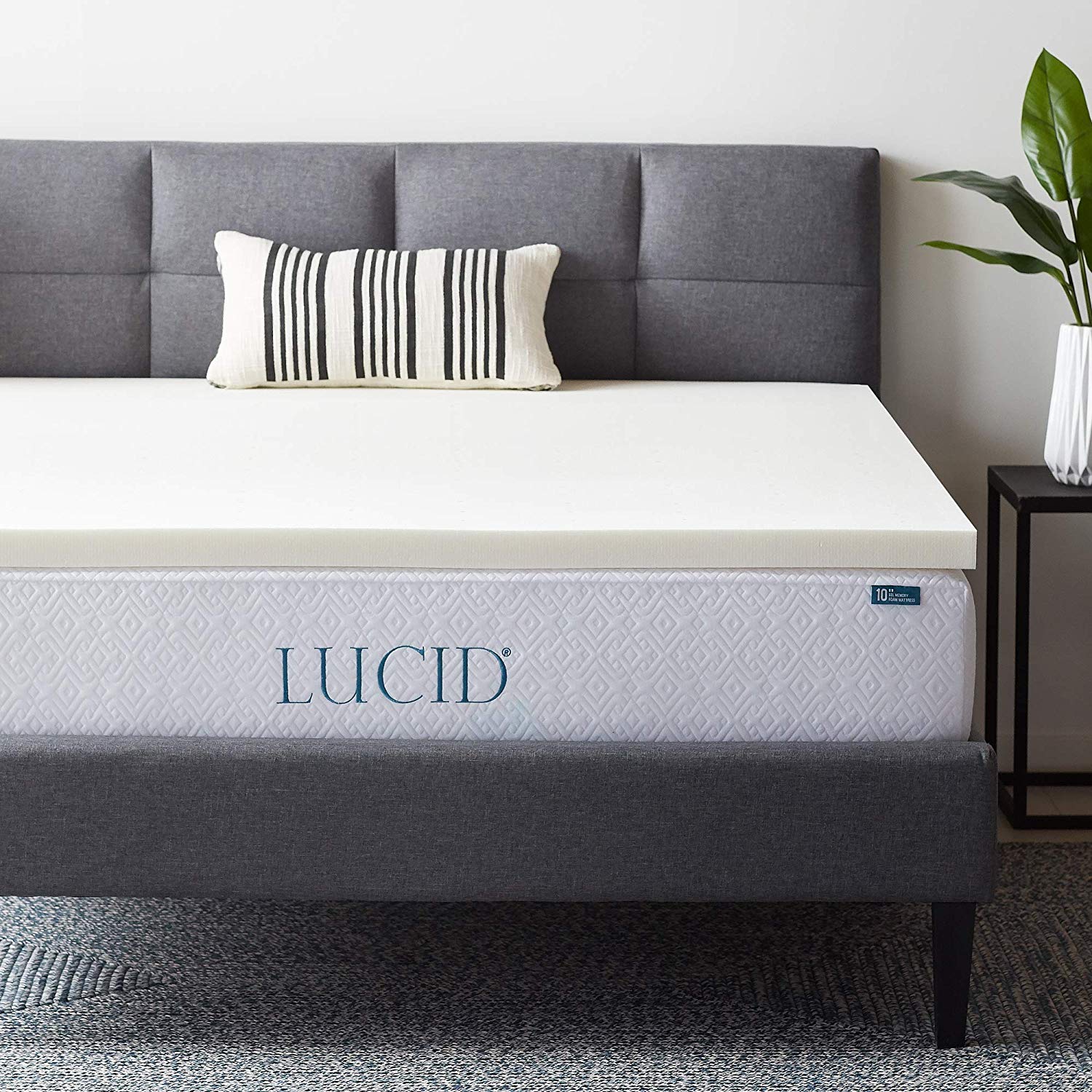 LUCID Ventilated Mattress Topper