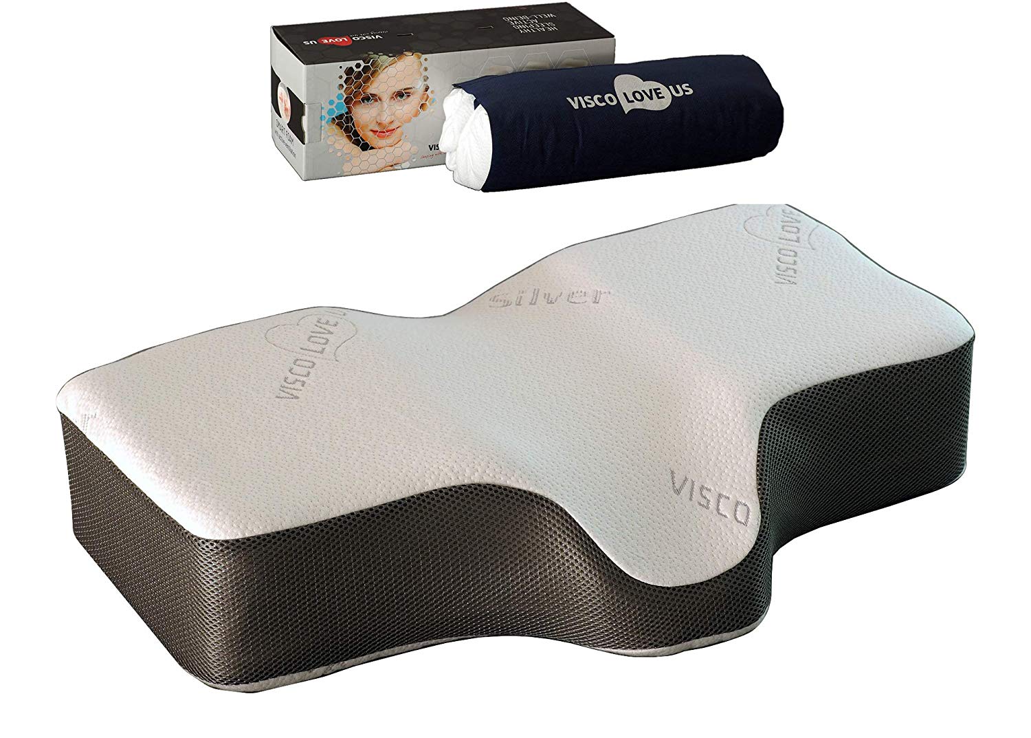 VISCO LOVE therapeutic wellness memory foam pillow