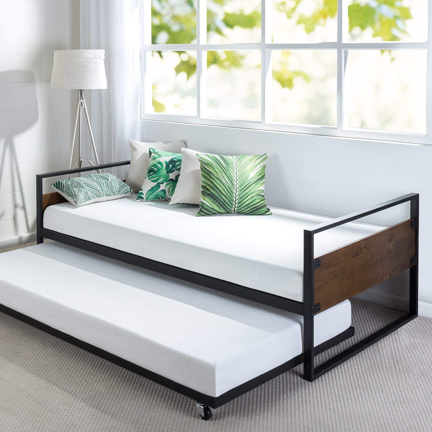 Zinus Suzanne Trundle Bed review by www.dailysleep.org