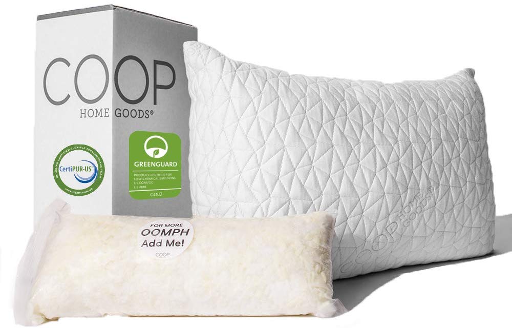 Coop Home Goods Premium Adjustable Loft pillow