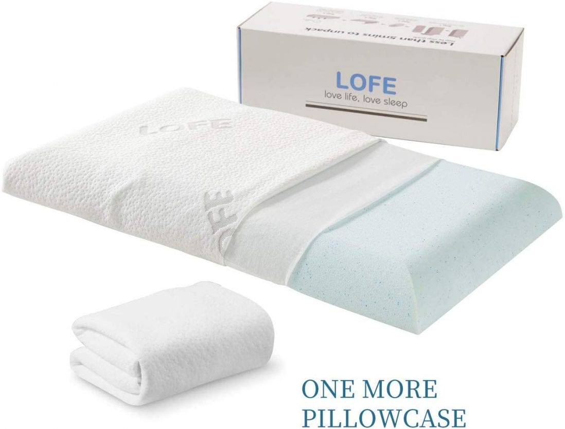 Lofe Gel Infused Memory Foam Pillow