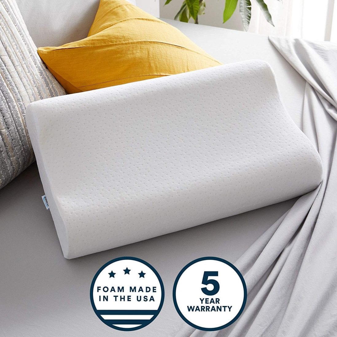 Sleep Innovations Contour Memory Foam Pillow