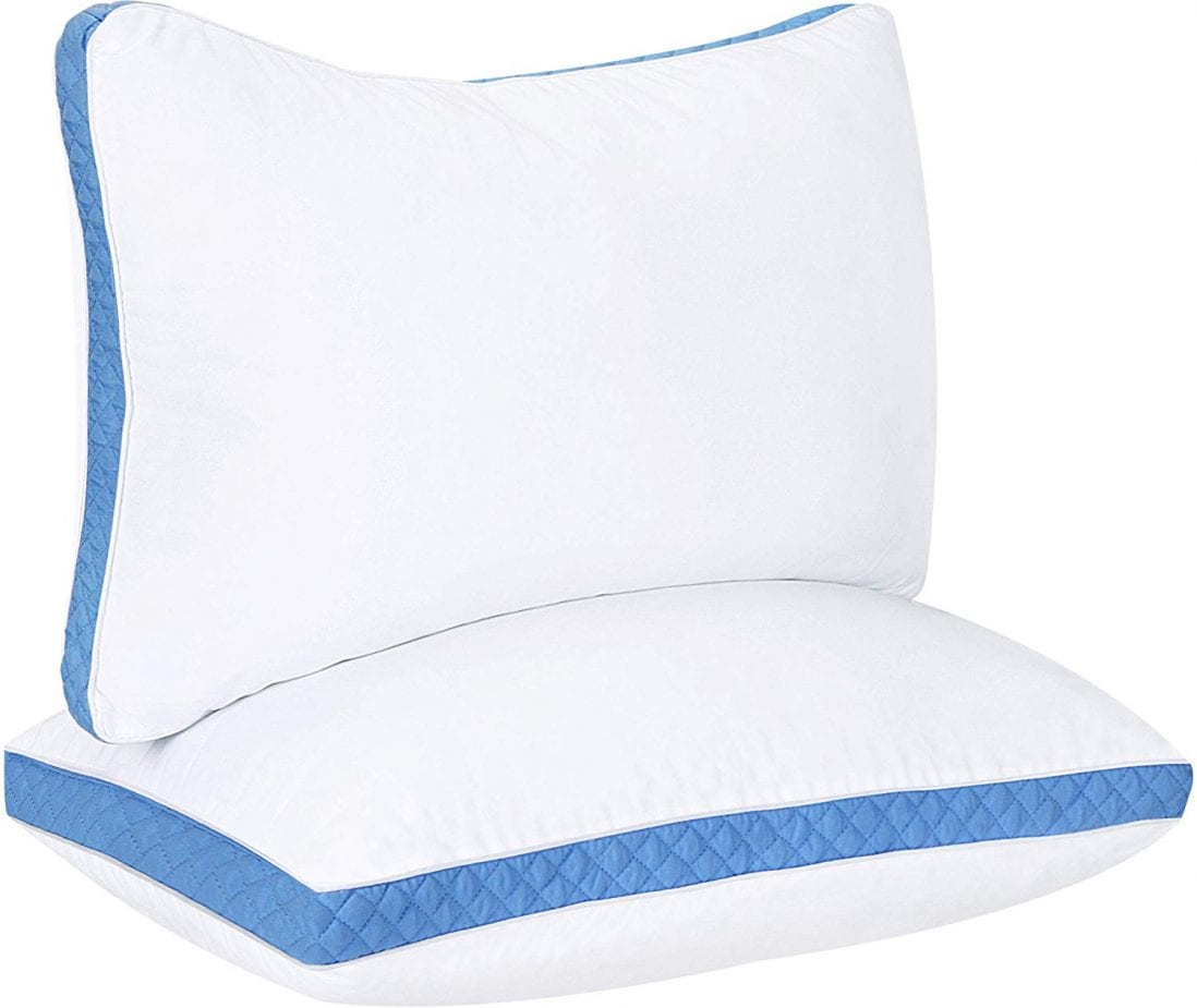 Utopia Bedding Gusseted Quilted Pillow (2-Pack)