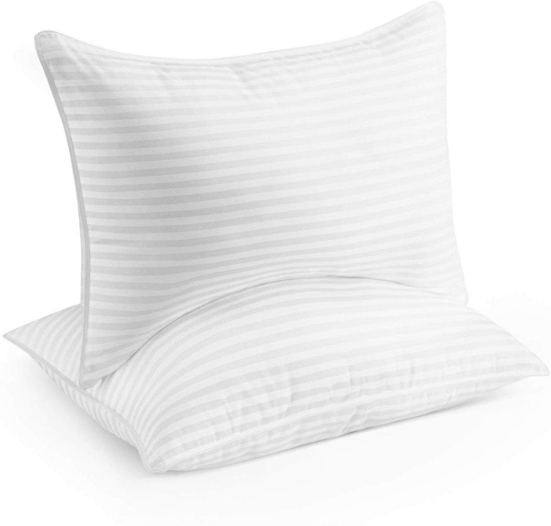 Beckham Hotel Linens down alternative pillow review by www.dailysleep.org