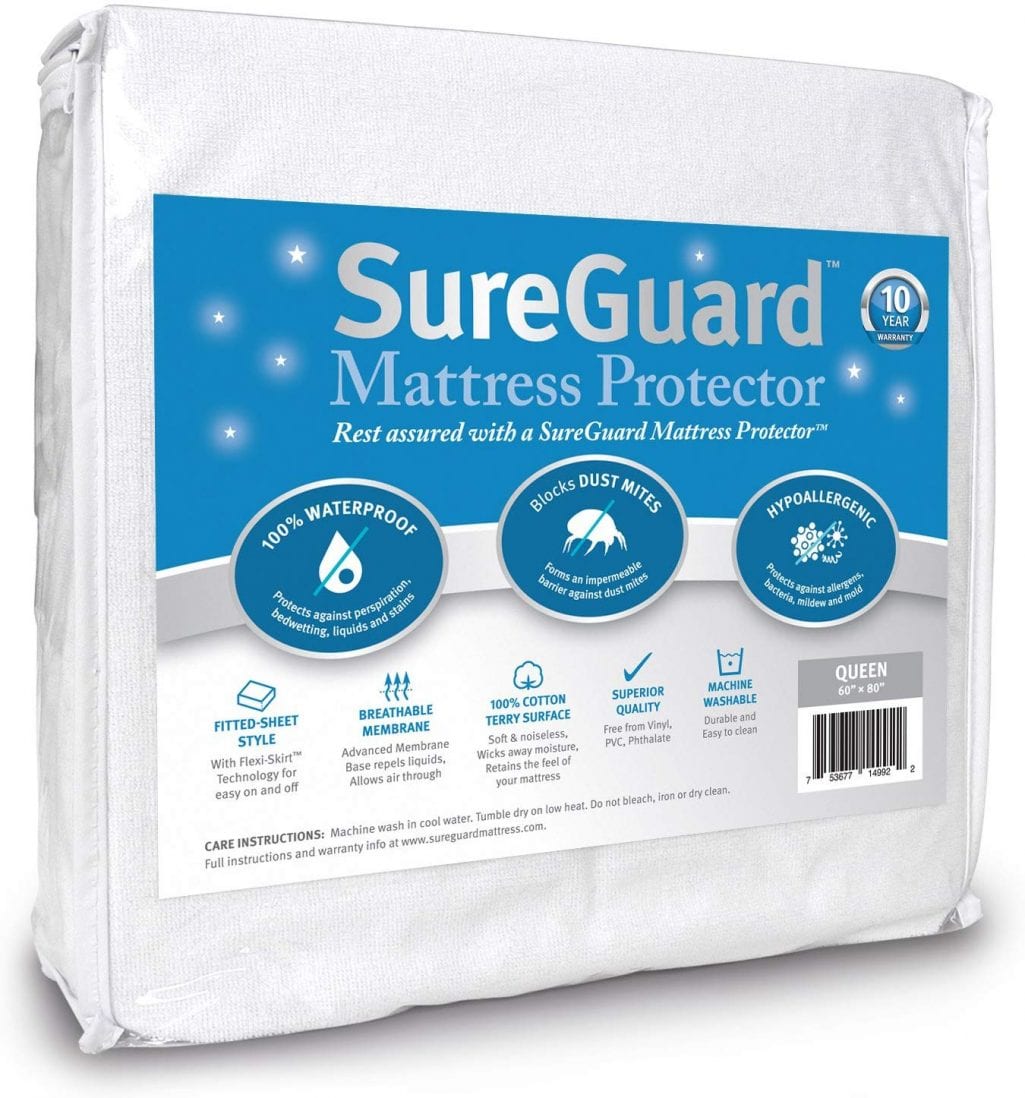 SureGuard Hypoallergenic Waterproof Pad