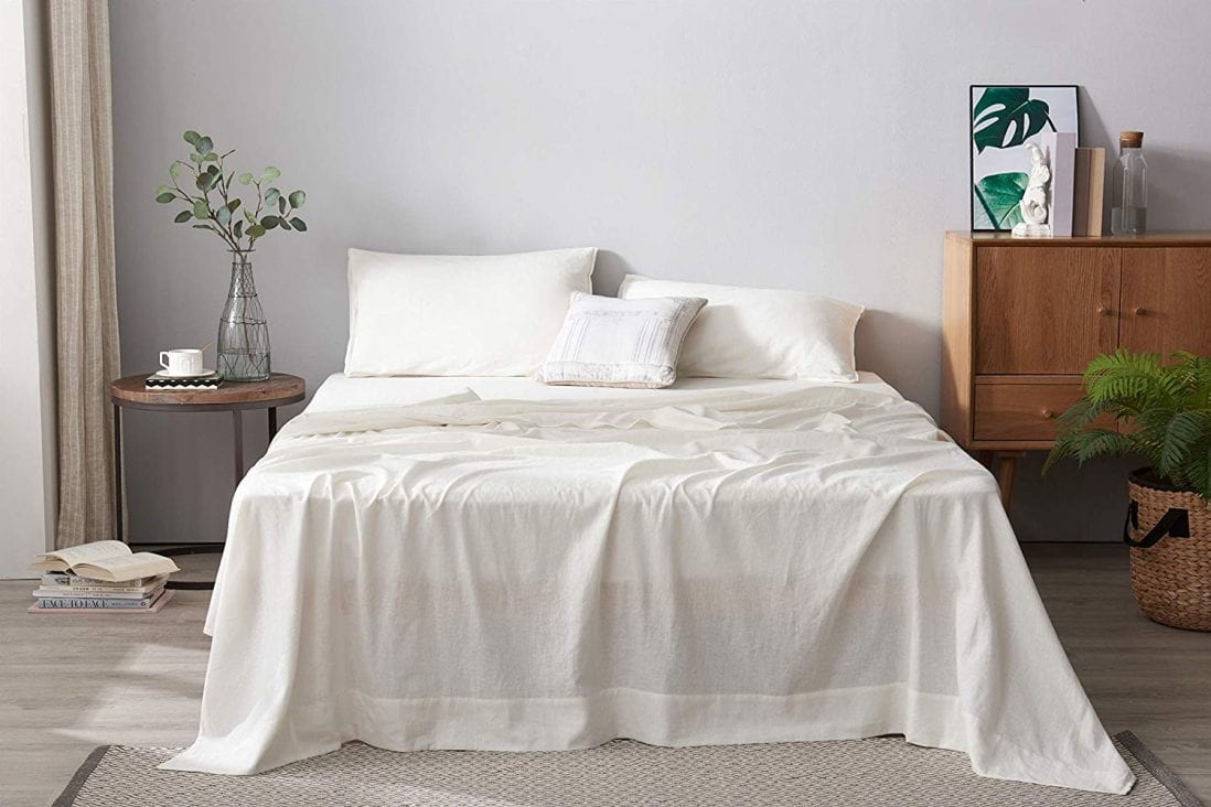 DAPU Linen and Cotton Sheet Set