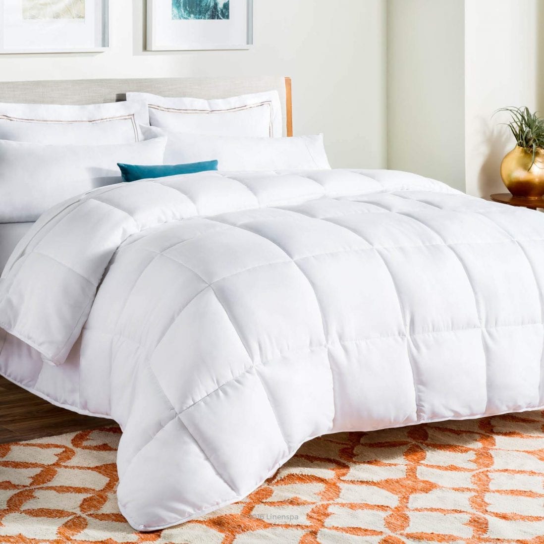 LINENSPA White Down Alternative Quilted Duvet