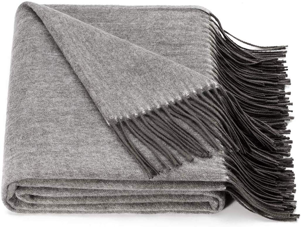 Spencer & Whitney Wool Throw Blanket