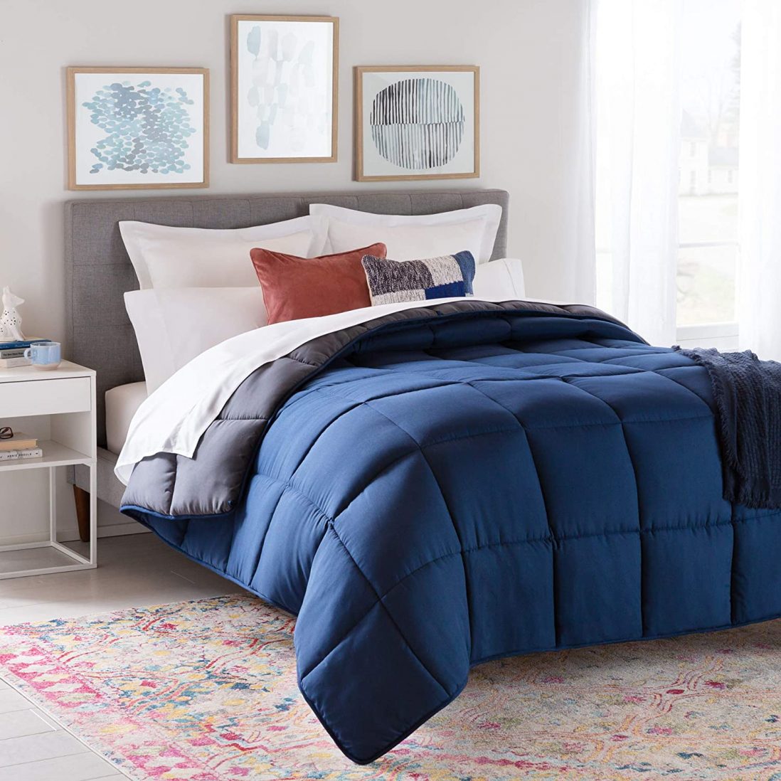 Linenspa Reversible Down Alternative Comforter