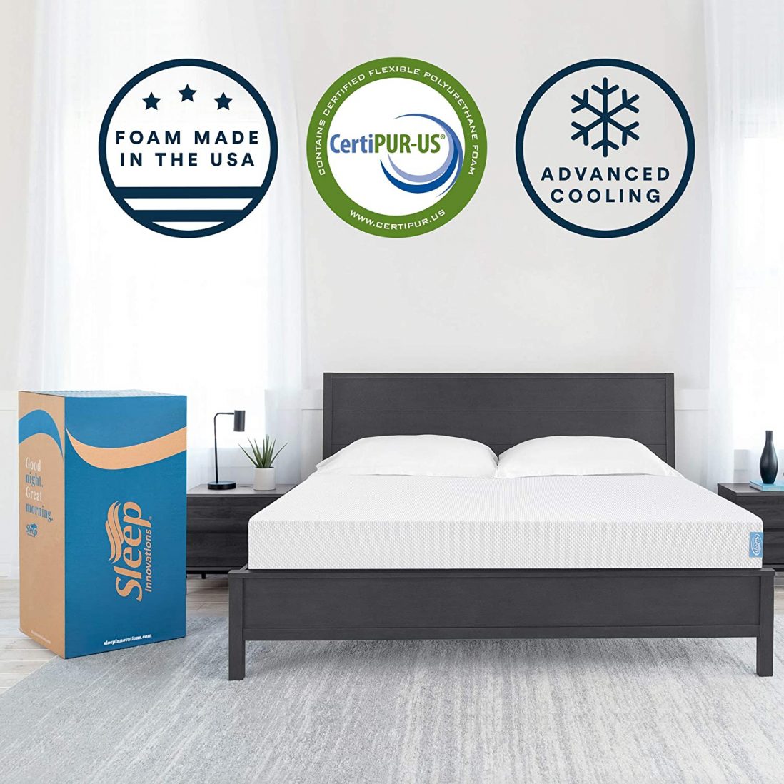 Sleep Innovations review and buying guide by www.dailysleep.org