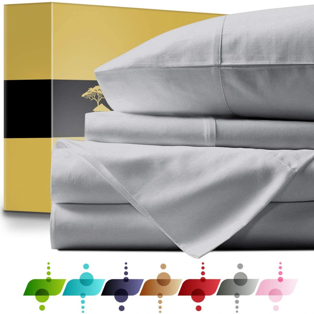 URBANHUT Egyptian Cotton Sheet Set