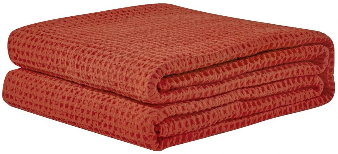 PHF Cotton Waffle Weave Blanket